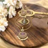 Pink Surat stone Choker Set