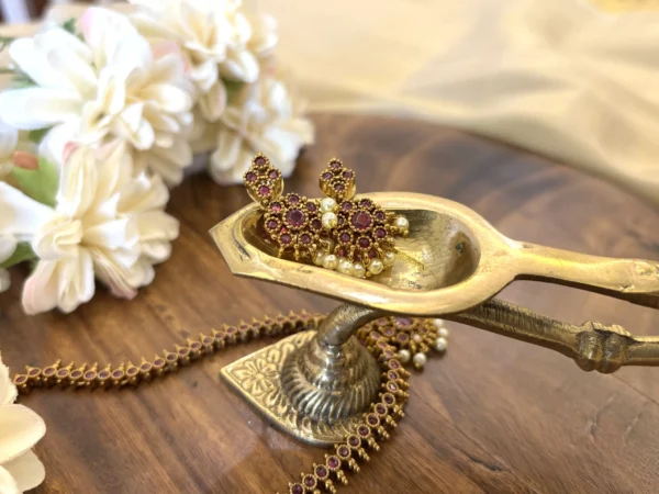 Attigai Traditional Necklace with earrings