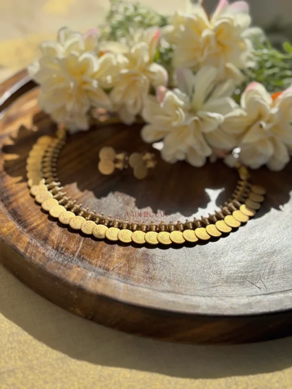 Laxmi Coin Necklace Set